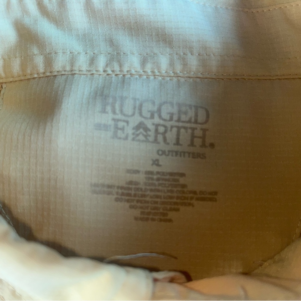 Rugged Earth Outfitters Yellow Shirt XL Outdoor Hiking Fishing - Picture 7 of 7